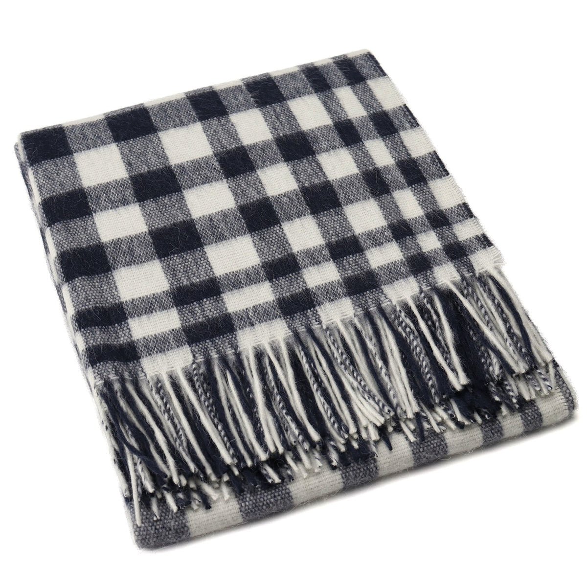 Midnight Cascade Alpaca Blend Throw