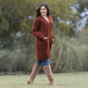 Alpaca Silk Mohair Cardigan Sweater