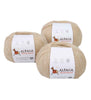 100% Alpaca Yarn Wool Set Of 3 Skeins Lace Weight