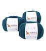 100% Alpaca Yarn Wool Set Of 3 Skeins Lace Weight