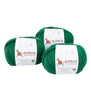 Blend Alpaca Yarn Wool Set Of 3 Skeins Worsted Weight