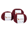 Blend Alpaca Yarn Wool Set Of 3 Skeins Worsted Weight