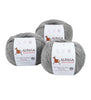 Blend Alpaca Yarn Wool Set Of 3 Skeins Worsted Weight