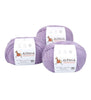 Blend Alpaca Yarn Wool Set Of 3 Skeins Worsted Weight