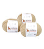 Blend Alpaca Yarn Wool Set Of 3 Skeins Worsted Weight