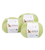 Blend Alpaca Yarn Wool Set Of 3 Skeins Worsted Weight