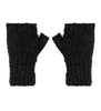 100% Alpaca Boucle Hand-knitted Fingerless Gloves Handwarmers