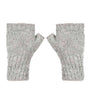 100% Alpaca Boucle Hand-knitted Fingerless Gloves Handwarmers