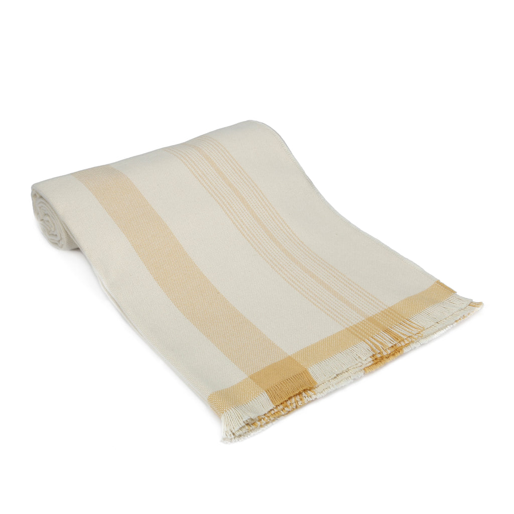 Vertical Lines Alpaca & Cotton Throw