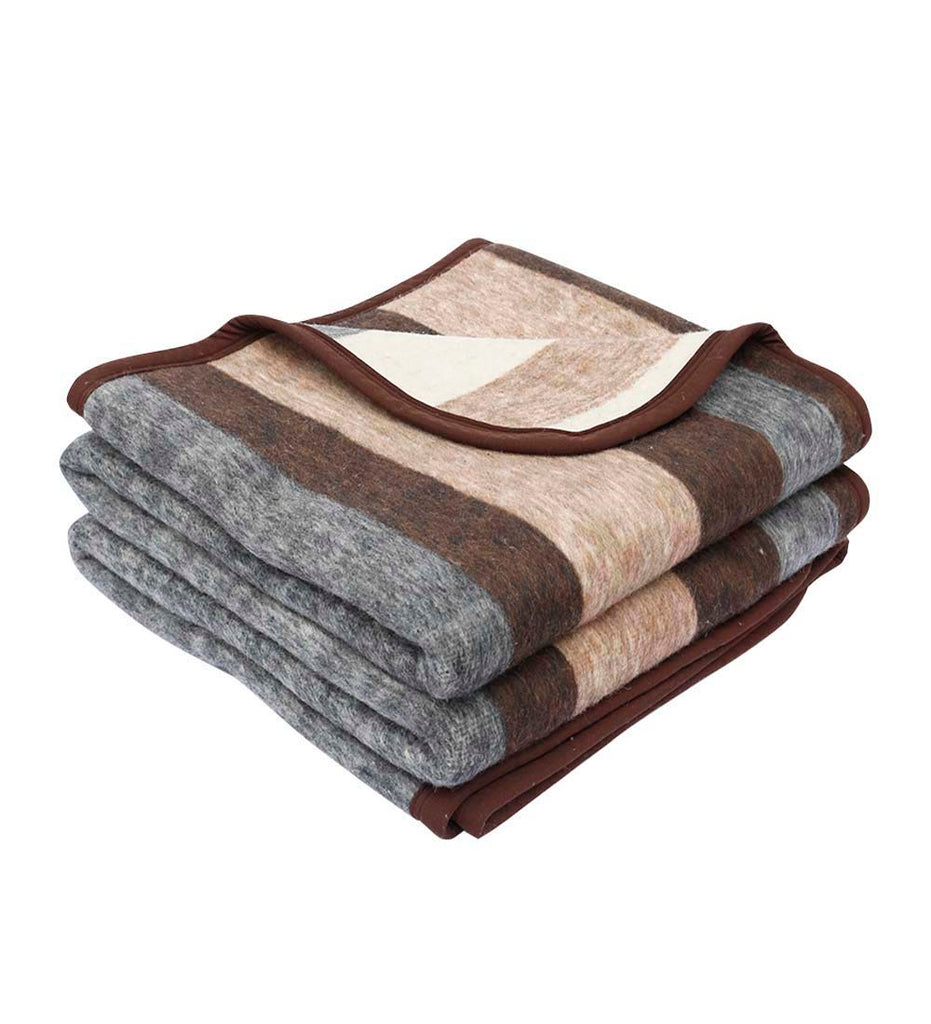 Terra Blend Alpaca Sheep Wool Blanket King Size