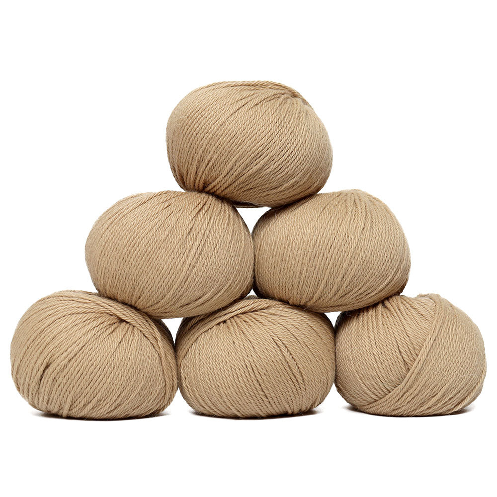 100% Baby Alpaca Yarn Wool 6 Skeins DK Weight