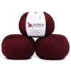 100% Highland Wool Yarn 3 Skeins Worsted Weight