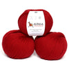 100% Highland Wool Yarn 3 Skeins Worsted Weight