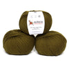 100% Highland Wool Yarn 3 Skeins Worsted Weight