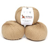 100% Highland Wool Yarn 3 Skeins Worsted Weight